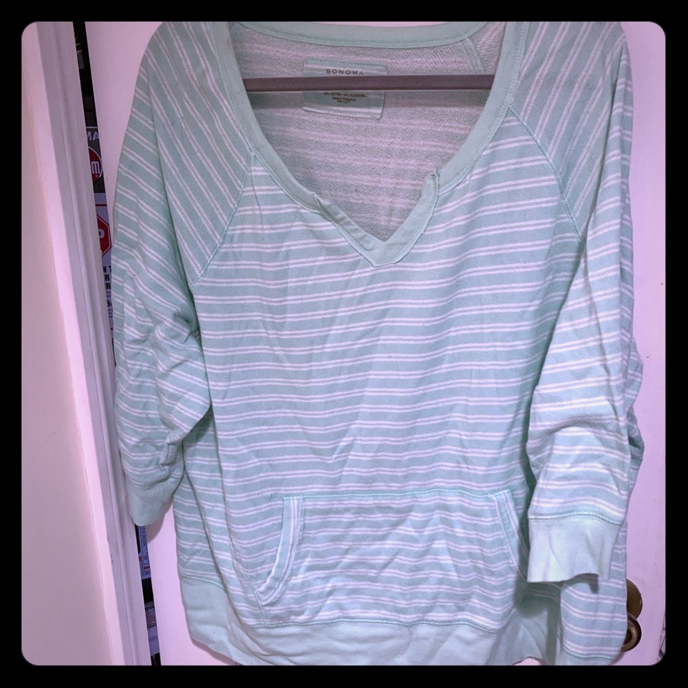 Striped sweatshirt